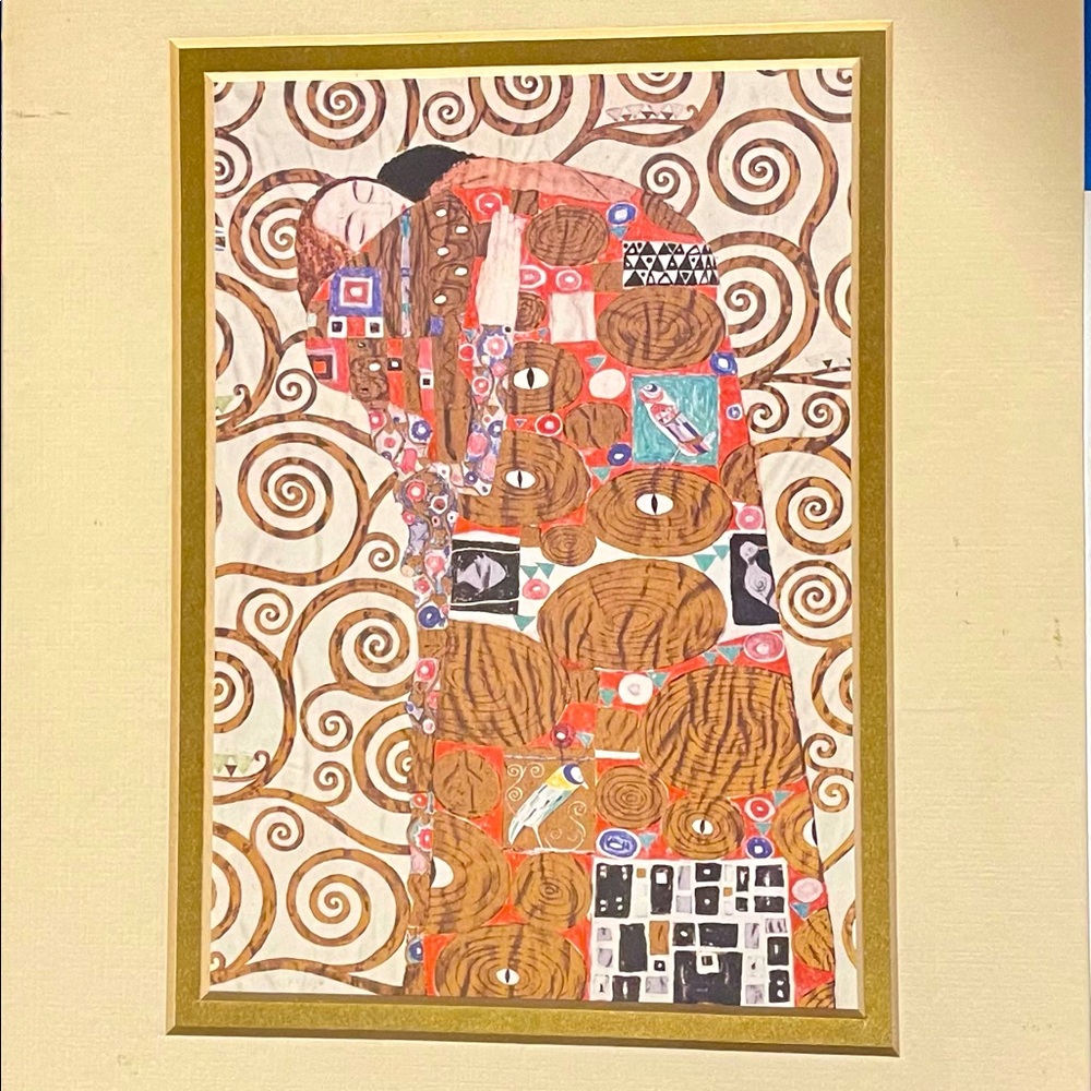 **NEW** Gustav Klimt litho-The Fulfillment